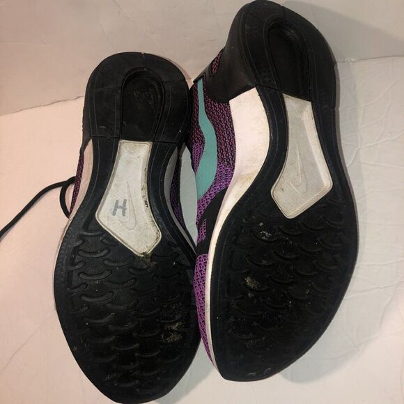 Nike Dual Racer Knit Womens Running Shoes Size 8‎ Sneakers Fuschia - Picture 7 of 10